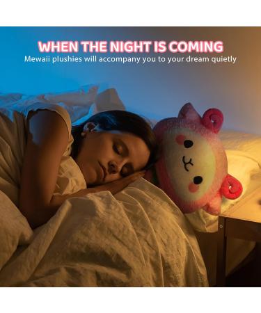 Mewaii 8'' Soft Pink Sheep Mushroom Pillow - Cuddly White Cow Plush Toy for Kids - Buy Online on SooperMarket.com