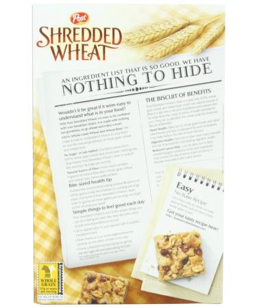 Post Shredded Wheat ' Bran  Spoon Size  18-Ounce Boxes (Pack of 5) - Buy Online on SooperMarket.com