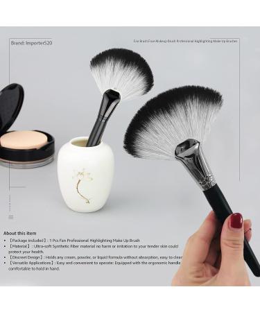 SKYPIA Professional Large Fan Makeup Brush - Blush, Bronzer, Highlighting Tool - Buy Online on SooperMarket.com