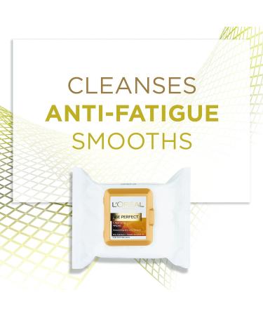 L'Or al Paris Age Perfect Cleansing Wipes Mature Skin 25 count (Pack of 1) Face Wipes x25 - Buy Online on SooperMarket.com