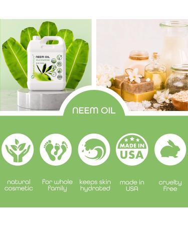 Premium Nature Organic Neem Oil For Skin - Natural - 32 Oz. - Buy Online on SooperMarket.com