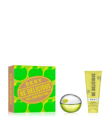 DKNY Be Delicious Eau de Parfum 2 Piece Gift Set For Women - Perfume Spray 1.0 Fl. Oz. & Body Lotion 3.4 Fl. Oz.