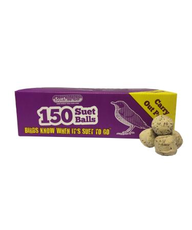 Suet To Go Premium Suet Balls Wild Bird Treat 150 x 90 g insect 13.5 kg (Pack of 1)