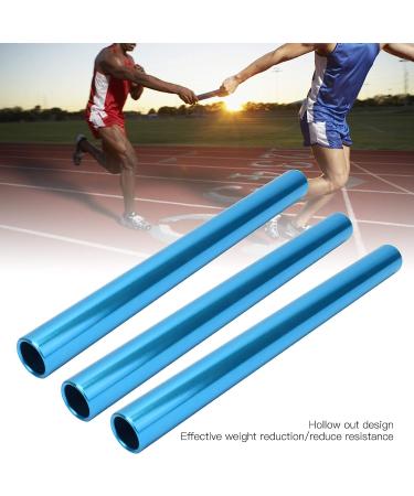 Keenso 3 Pcs Aluminum Alloy Relay Race Baton for Track and Field Sprint Match - Blue - Buy Online on SooperMarket.com