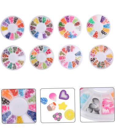Beavorty 56 Boxes Soft Pottery Polymer Clay Patch Lovely DIY Patch Flower Clay Nail Art Manicure Decor Nail Decoration Nail Jewels Nail Accessories Decorative Clay Patch Boxed Assorted 3d - Buy Online on SooperMarket.com