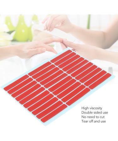 10 Sheet Nail Art Mounting Tape Salon Double Sided Adhesive Tape Accessory Nail Tip Fixation Tools Strong Viscosity Suitable for Nail Tip Color Display Nail Salon - Buy Online on SooperMarket.com