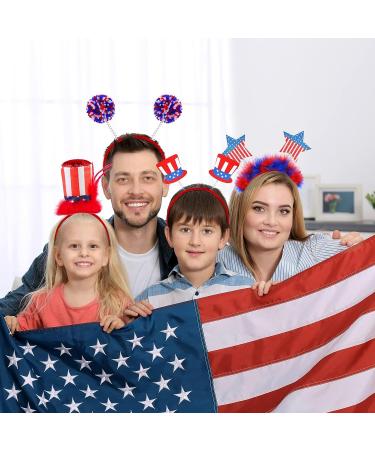 Fovths 8pc Patriotic Head Bopper Set | 4th of July & Veterans Day Headbands - Buy Online on SooperMarket.com