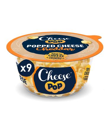 Cheesepop - Creamy & Yummy Cheese Spicy & Creamy Tasty | Bogatsy in Bia ko | 100% Cheddar Ser Popped Przek ska 9x65g