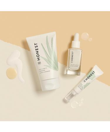Buy Honest Beauty Get Clarity Cream to Foam Acne Cleanser for Oily Skin | Vegan Cruelty-Free Colloidal Sulfur & Apple AHAs | 4 fl oz - Buy Online on SooperMarket.com