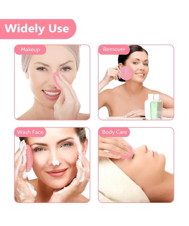 120 Pieces Compressed Facial Sponges - Professional Exfoliating Makeup Removal Pads for Spa Cleansing, Pink - Buy Online on SooperMarket.com
