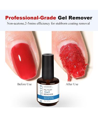 LOUINSTIC Gel Nail Polish Remover Kit - Quick 2-5 Min Removal Cuticle Oil Latex Tape & Manicure Tools for Perfect Nails - Fast International Shipping - Buy Online on SooperMarket.com