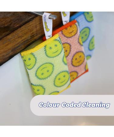 Scrub Daddy Scour Pads - Multi-Surface FlexTexture Scouring Pads - 3ct Original - Scratch-Free & Odor Resistant - Buy Online on SooperMarket.com