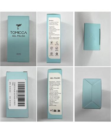 TOMICCA Baby Blue Gel Nail Polish - Long Lasting Sky Blue UV/LED Soak-Off Gel, Perfect for Manicure Salon or DIY at Home - Buy Online on SooperMarket.com