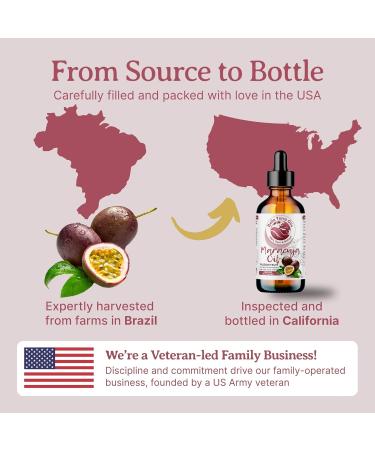 Buy Bella Terra Maracuja Oil 2oz - Cold-Pressed Rich in Vitamin C & Linoleic Acid for Smooth Skin - International Shipping Available - Buy Online on SooperMarket.com