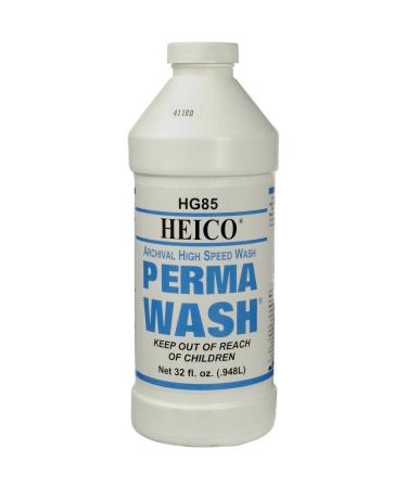 Heico Perma-Wash, Archival Black & White Film and Paper Pre-Wash, 1 Qt. Makes 11 Gallons