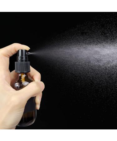 Buy Liyuabu 60ml Brown Spray Bottles - Refillable Travel Perfume & Essential Oil Containers | Set of 3 Fine Fog Nozzle for Aromatherapy Hair & Cleaning - Buy Online on SooperMarket.com