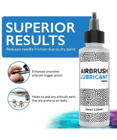 4 oz USA-Made Airbrush Lubricant for Smooth Trigger Action and Reduced Needle Friction - Buy Online on SooperMarket.com