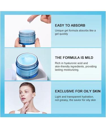 Hydro Boost Hyaluronic Acid Face Moisturizer - 48-Hour Oil-Free Hydration for All Skin Types - Lightweight Water Gel for Plump Radiant Skin - 1.76oz - Buy Online on SooperMarket.com