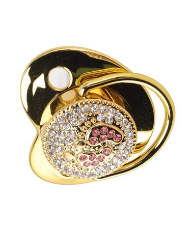 Bling Baby Pacifier - Anti-Static Gold Pacifier for Newborns & Toddlers (6-18 Months) - Perfect for Outdoor Use | Shop Now! - Buy Online on SooperMarket.com