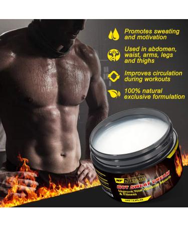 Hot Sweat Cream - Fat Burning Gel for Belly, Tummy Slimming & Cellulite Treatment - 4.2 Fl Oz - Buy Online on SooperMarket.com