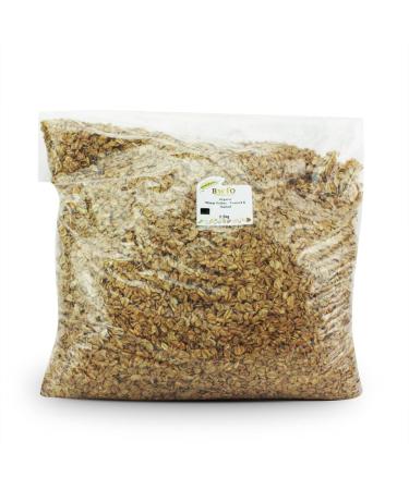 Organic Wheat Flakes Toasted Malted 2.5kg (BWFO)