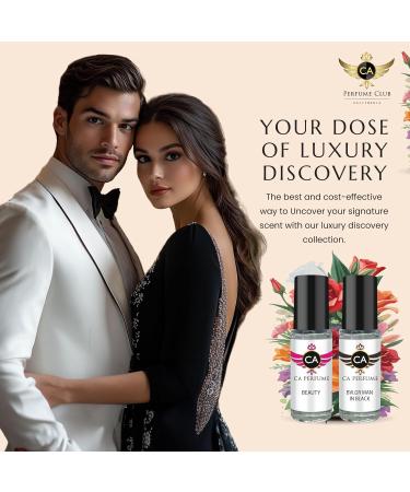 CA Perfume Amber Rouge Saffron Fragrance Body Oil For Women & Men Roll On 0.14fl oz / 4ml - Buy Online on SooperMarket.com
