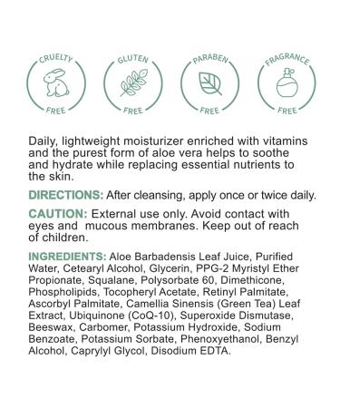 Replenix Lightweight Multivitamin Moisturizer - Sensitive Skin Face Lotion | Hydrating, Soothing, and Redness-Reducing | 1.7 oz - Buy Online on SooperMarket.com