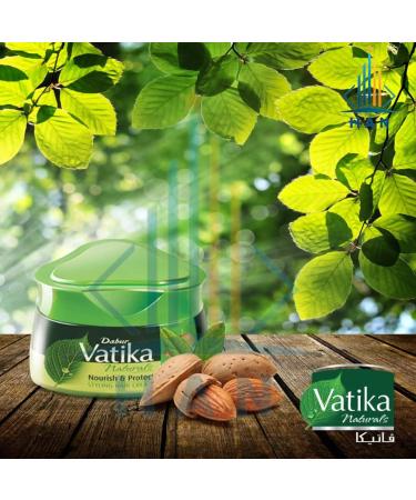 Vatika Naturals Nourish & Protect Hair Cream | Henna Almond & Aloe Vera - 140ml | International Shipping Available - Buy Online on SooperMarket.com