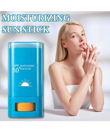 Buy Sunscreen Stick SPF 50+ - Lightweight Water Resistant Face Sunscreen for All Skin Types - Effective UV Protection & Moisturizing | International Shipping - Buy Online on SooperMarket.com