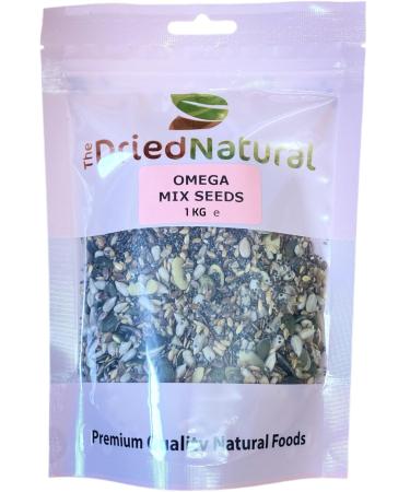 Omega Seed Mix 1 KG Premium-(A blend of 6 Nutritious Seeds) - The Dried Natural