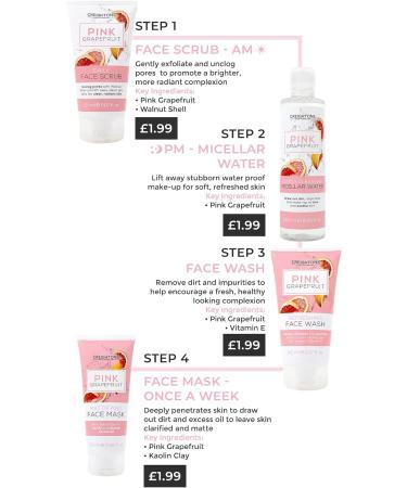 Creightons Pink Grapefruit Gently Cleansing Micellar Water - 250ml (Pack of 1) - Buy Online on SooperMarket.com