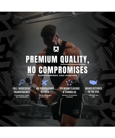 RYSE Noel Deyzel x Godzilla Pre Workout | Intense Pumps Energy & Focus | Citrulline & Beta Alanine | 400mg Total Caffeine | 40 Servings (Blue Raspberry) - Buy Online on SooperMarket.com
