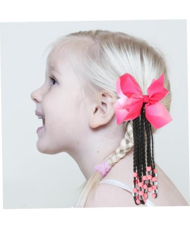 BCOATH Ponytail Beads and Dreadlocks Cosplay Hair Accessory Braided Ponytail Bow Braid Wig Women Braided Hair Extensions Colored Hair Extensions for To Weave Headband Child Chemical Fiber - Buy Online on SooperMarket.com