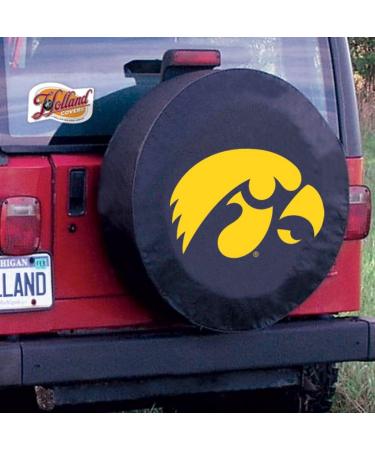 NCAA Iowa Hawkeyes Black Tire Cover 27x8 - Officially Licensed Gear - Buy Online on SooperMarket.com