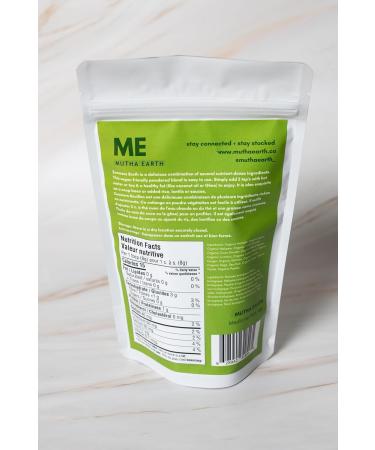 Mutha Earth Zoomers Organic Mushroom Broth Powder Vegan Umami Broth Mix with Reishi & Shiitake Mushroom Soup Base for Cooking Soups & Stews Gluten-Free & Nutrient-Rich for Gut Repair (200g) - Buy Online on SooperMarket.com