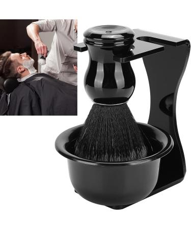 HERCHR Men's Shaving Tool Set - 3pcs Beard Grooming Kit with Brush Bowl & Holder for Mustache & Face Cleaning - Buy Online on SooperMarket.com