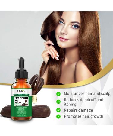 Organic Jojoba Oil 100% Pure | Cold Pressed Multi-Purpose Carrier Oil for Hair Face Skin and Beard - 1 Fl Oz (30ML - Buy Online on SooperMarket.com