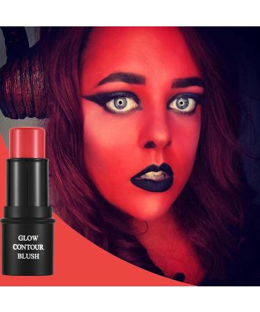 CCbeauty Red Eye Black Stick | Matte Cream Red Face Paint Stick for Cheeks, Eyes, Lips | Waterproof & Long Lasting | Easy to Use | Cruelty-Free | Mini Red - Buy Online on SooperMarket.com