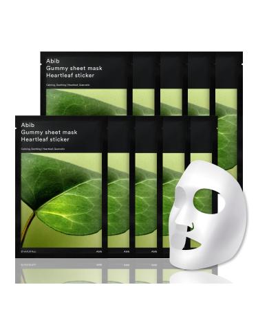 Abib Gummy Sheet Mask 10 Sheets (Heartleaf)