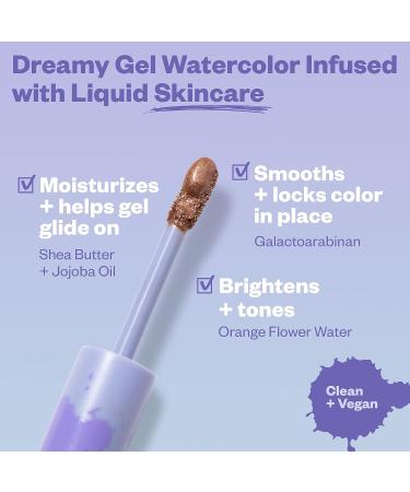 Kosas 10-Second Eye Gel Watercolor Eyeshadow - Moisturizing & Brightening Shimmer in Smolder - Buy Online on SooperMarket.com