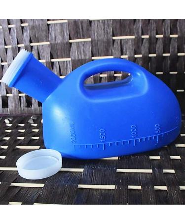 Male Urinal Bottle Camping Toilet Urine Bottle 2000ML Male Urinal Portable Mens Potty Pee Bottle Collector Travel Toilet - Buy Online on SooperMarket.com