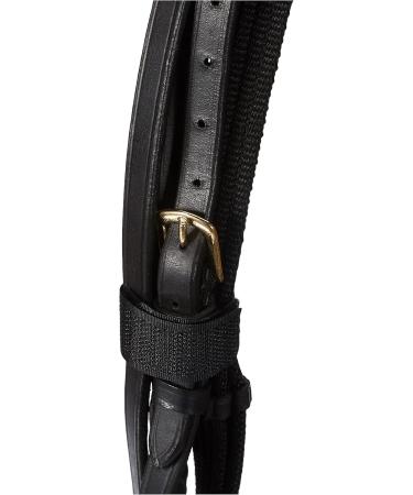 HKM Mexican Style Riding Bridle with Lambskin Padding - Black Warmblood | Premium Equestrian Gear for International Shipping - Buy Online on SooperMarket.com