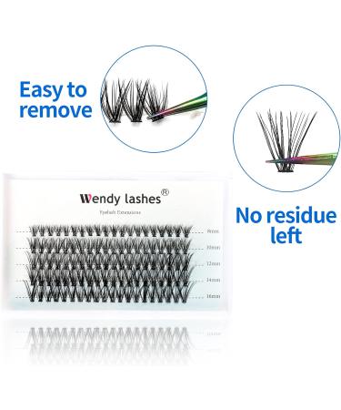 D Curl 0.07mm Mixed Cluster Lashes 8-16mm | 30 Root Individual Eyelash Extensions - Buy Online on SooperMarket.com