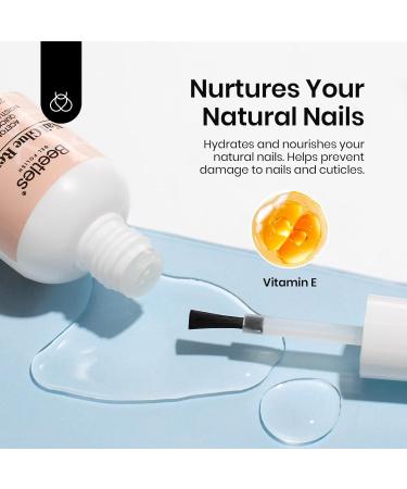Beetles Nail Glue Remover 20ml - Effective False & Press-On Nails Adhesive Remover with Cuticle Pusher | Not for UV Gel or Gel Polish - Buy Online on SooperMarket.com