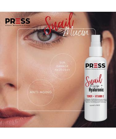 PRSS Snail Mucin + Hyaluronic Hydrating Toner 6 oz | Nourishing Skincare for All Skin Types - International Shipping Available - Buy Online on SooperMarket.com