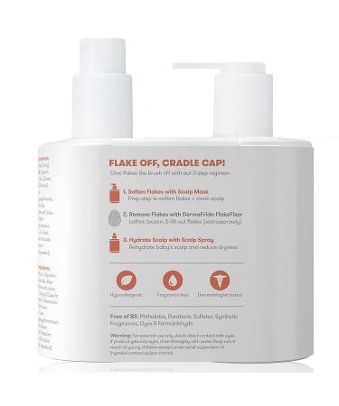Frida Baby Cradle Cap Flake Fixer Scalp Spray + Mask Duo - Soothes Baby's Scalp, Prevents Dryness & Flakes - Buy Online on SooperMarket.com