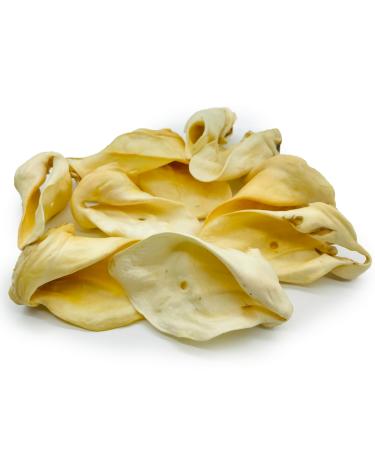 100% Natural Cow Ears for Dogs: Single-Ingredient High-Protein Delight Ensuring Optimal Health - The Perfect Long-Lasting Chewy Alternative to Pig Ears for Discerning Canine Palates 10 ct 10 count