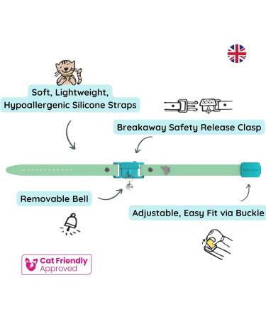 Kittyrama Cats & Kittens Neck Bands - Vet Approved Breakaway Hypoallergenic - As Seen in Vogue | Shop Stylish & Comfortable Designs - Buy Online on SooperMarket.com