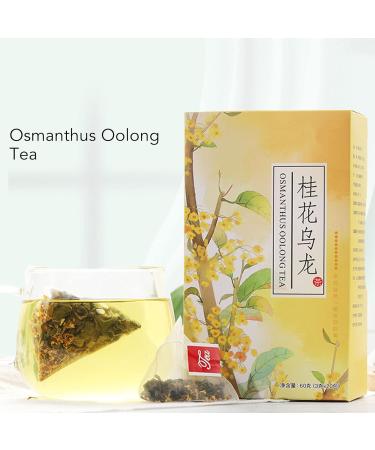 20 Count Natural Osmanthus Oolong Tea Fragrans Flower Leaves Bag for Family Friends - Buy Online on SooperMarket.com