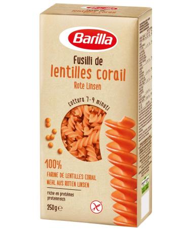 Barilla Fusilli Red Lentils 10-pack (10 x 250 g) Fusilli Red Lentils Single